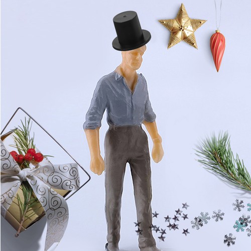 100 Piezas Mini Sombrero Plástico Fiesta Hombre Top Decoraciones Niños Navidad Artesanías - Imagen 9 de 12