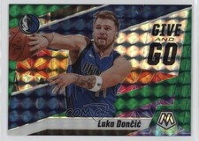 2019-20 Panini Mosaic Give and Go Green Mosaic Prizm Luka Doncic #10 0mm9