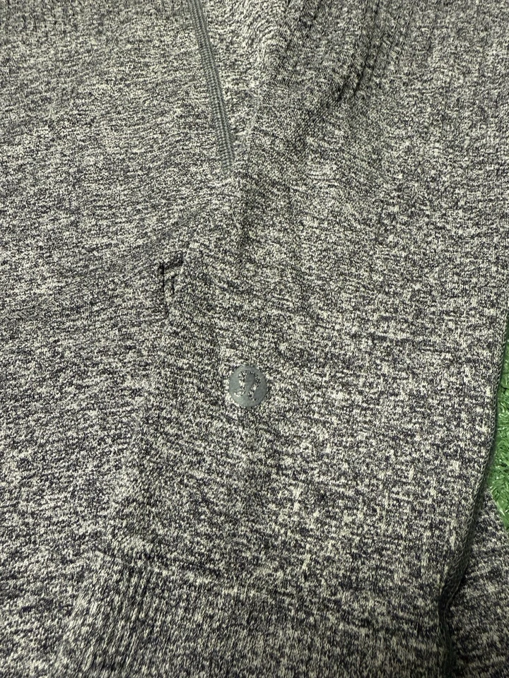 Chaqueta cálida Lululemon Engineered para hombre gris medio mezcla de lana merino cremallera completa Foto 4 de 4