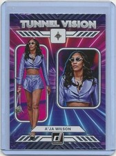 2025 Panini Donruss Tunnel Vision A'ja Wilson WNBA #13 Las Vegas Aces