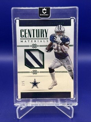 2017 National Treasures Ezekiel Elliott Century Materials /5 