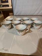 Royal Dolton Awakening English Porcelain Cup. Set Of Nine
