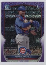 2023 Bowman Chrome Prospects Purple Shimmer Refractor /250 Adan Sanchez 1ca6