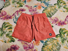Volcom Bright Orange Men's Lido Solid 16" Trunks- Size LARGE