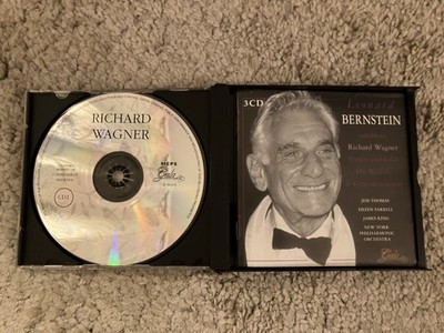 LEONARD BERNSTEIN CONDUCTS RICHARD WAGNER NEW YORK PHILHARMONIC ORCHESTRA 3 x CD