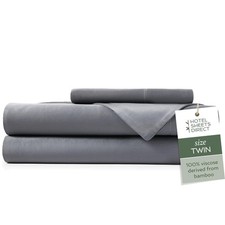 3 Piece Bed Sheet Set Twin Size, 100 Viscose Derived from Bamboo Sheets Set ...