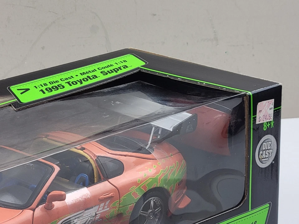 Racing Champions ERTL 1:18 Scale Fast & the Furious 1995 Toyota Supra Diecast - Image 2 of 4