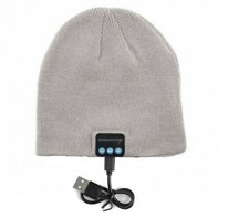 Soft Warm Beanie Hat Bluetooth Wireless Headphone Speaker with Music Smart Cap
