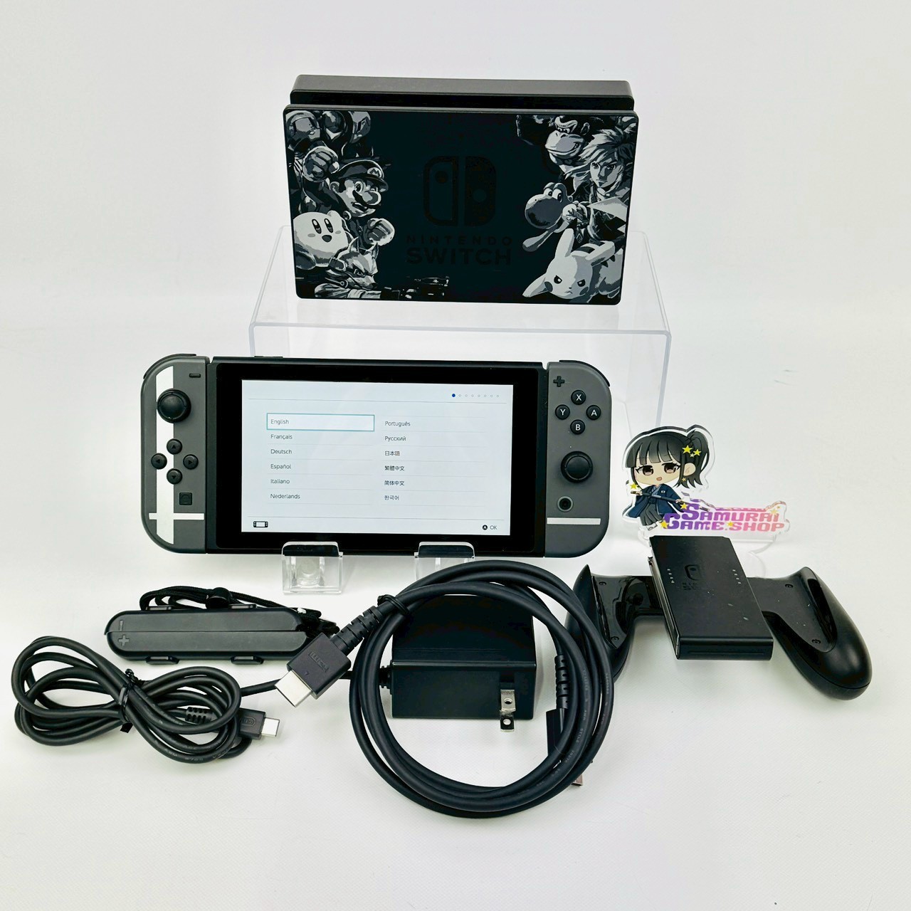 Nintendo Switch HAC-001 Console Super Smash Bros. Edition Region Free 1Day Ship