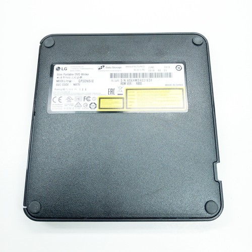 LG Slim Super-Multi Portable DVD Writer Rewriter GP50NB40 Black M-DISK NB70 RB00 - Picture 3 of 5