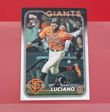 Topps 2024 Series 1 Marco Luciano #232 San Francisco Giants Rookie Base Card