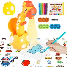 Drawing Projector for Kids, Trace and Draw Projector Toy for Toddler Girls an