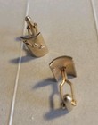 Vintage  Goldtone Cufflinks Fashion Jewelry -- Very Pale Color. — photo 3