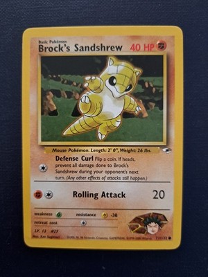 ***TOP*** Pokemon Gym Heroes Brock's Sandshrew 71/132 ENG