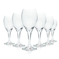 6X Apollinaris Wasser Glas 0,1L FlöTe Kelch Tulpe GläSer Mineral Soda Sprudel