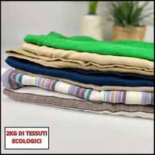 2KG scampoli tessuti e stoffe per abbigliamento patchwork resti multicolore 12