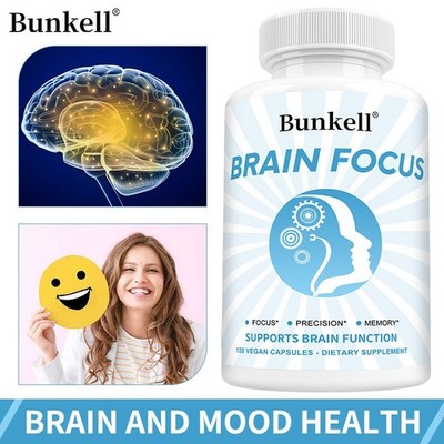 Brain Focus Supplement - Gesundes Gehirn, Gedächtnis und Konzentration