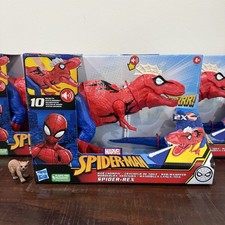 Figura de acción Marvel Spider-Man Web Chompin' Spider-Rex T-Rex 16 pulgadas con sonidos