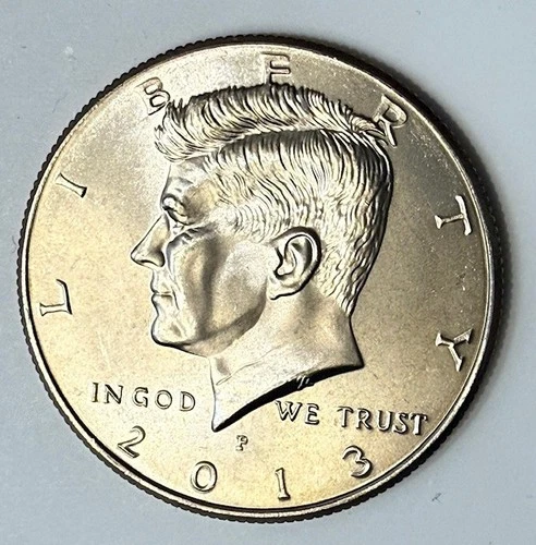 2013-P Kennedy half dollar, choice BU condition