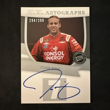 2012 Press Pass Fanfare Auto Silver 294/299 John King #JK FF-JK