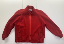 Vintage 1950s 1960s Red Pendleton Wool Jacket Made In USA Size M Excellent