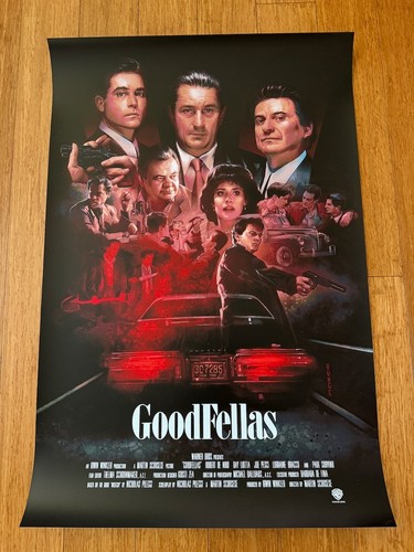 Nick Runge Goodfellas Screen Print Sold Out Poster - Mondo & Bottleneck Style