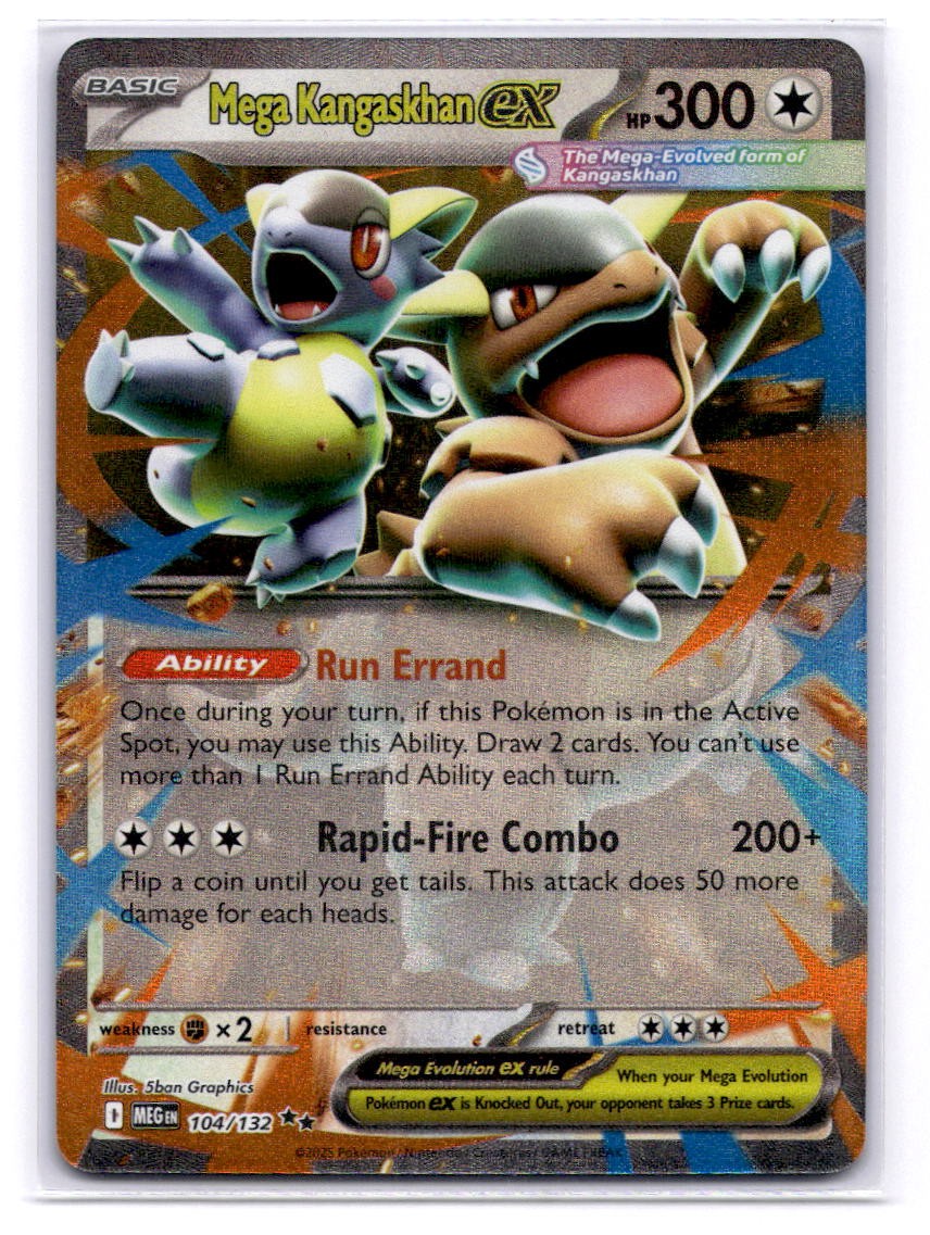 Mega Kangaskhan ex - Double Rare ME01: Mega Evolution 104/132 LP-NM