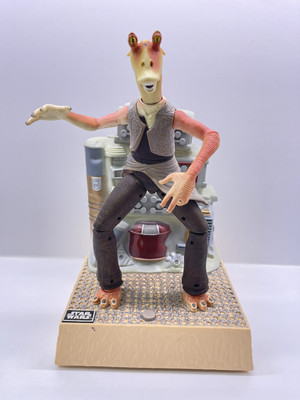 Ja Ja Binks Tanzende Figur - Star Wars - 1999 Thinkway Vintage