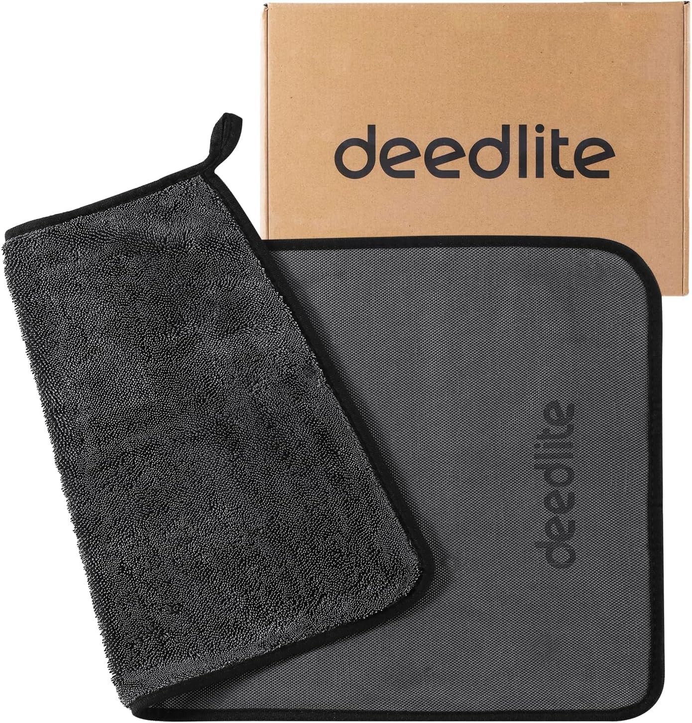 Deedlite Shiny Bath Wipes: Ultra-Absorbent Microfiber Towels for Car & Home