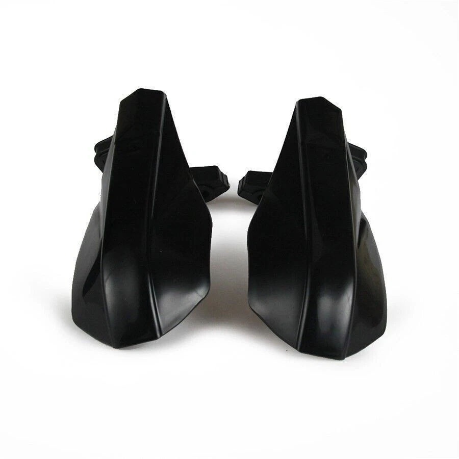 2x Protectores de Manos Manillar Modificado Moto 7/8" Negro PP Protector Antichoque Foto 3 de 4