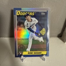 ROKI SASAKI 2025 Topps Update RC 1990 Foil Insert #U90-11 Dodgers
