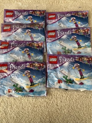 7x Brand New!!! Lego Friends Stephanie Snowboard Tricks 30402