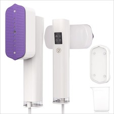 Lithomy Portable Clothes Steamer 1300W 1.54 Lbs Light 3 Steam Levels 20 Min