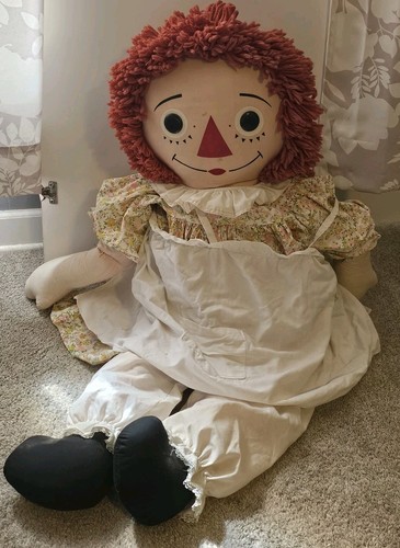 Rare Vintage 1960s 42in Annabelle The Original Knickerbocker Raggedy Ann Doll