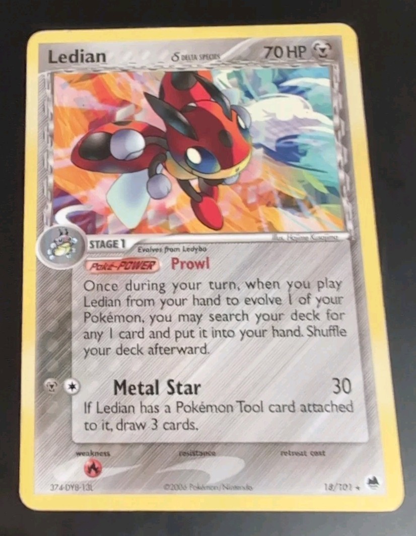 Ledian (Delta Species) 18/101 Dragon Frontiers Regular