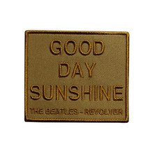 The Beatles Good Day Sunshine Revolver Printed Sew On Patch 43-F