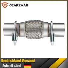 Flexrohr Auspuff + 2x Schellen Ø45 ohne Schweißen Passend für Seat für Mercedes