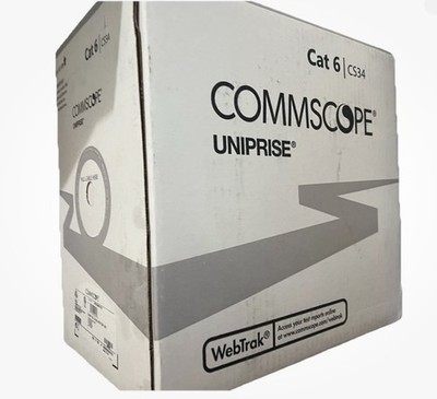 Commscope CS34P 23/4P Cat6 U/UTP WebTrak Plenum CMP Network Cable Blue /700 Feet