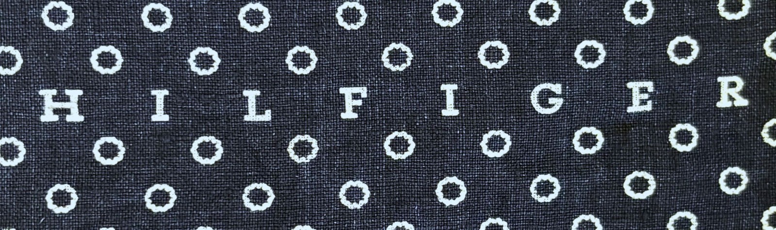 Men's W40 XXL Linen Hilfiger Navy Blue White Geo Print 'Brooklyn' Shorts Stretch thumbnail 4