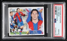 2008-09 Colecciones Este Liga Stickers Lionel Messi PSA 10 GEM MT 07r2