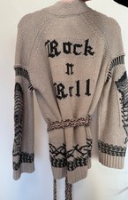 SOLD  Zadig  Voltaire Aspen belted cardigan Rock  Roll size S