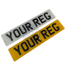 Premium Quality 2D Number Plates | UK ROAD Legal | Registration Plates