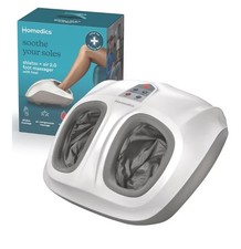 HoMedics Shiatsu Air 2.0 Foot Massager with Soothing Heat Rhythmic Air...