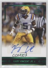 2021 Leaf Ultimate Draft Emerald Spectrum 24/25 Kary Vincent Jr Auto 4xw