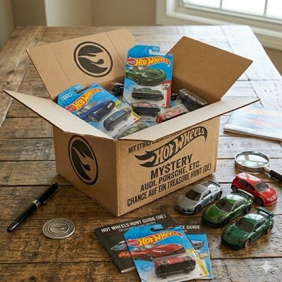 Hot Wheels Myst.ery Box. Verschiedene Automarken , keine Fantasie Autos. 