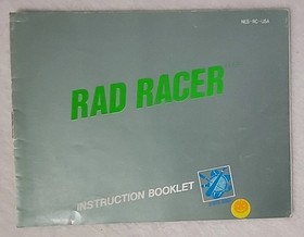 Rad Racer con manuale e Rad Racer II (Nintendo, NES, 1987/1990) con parapolvere