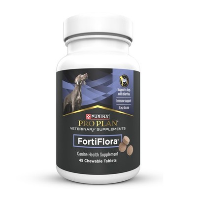 Purina Pro Plan Veterinary Supplements FortiFlora Probiotics for Dogs Chewabl...