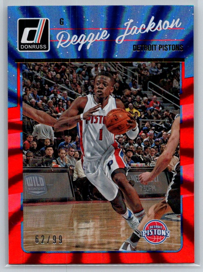 2016-17 Donruss #103 Reggie Jackson Red Holo Laser #/99