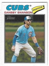 DANSBY SWANSON (CHICAGO CUBS) - 2026 TOPPS HERITAGE BASEBALL 