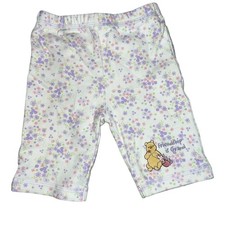 Disney's Classic Pooh Winnie the Pooh and Piglet floral ruffled pants 3 months
